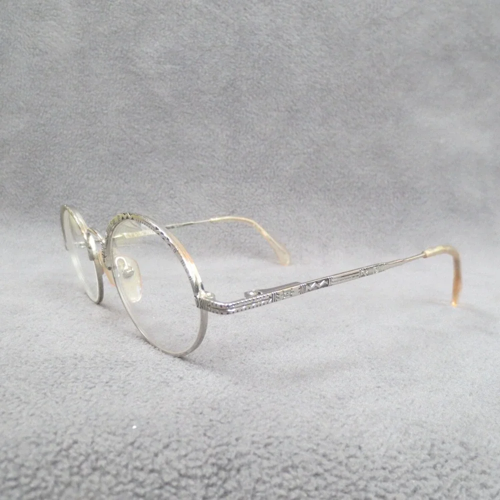 Vintage Dakota Smith 1219 Indian‎ Drums Aged Silver Round Frame 3948 50-22-140